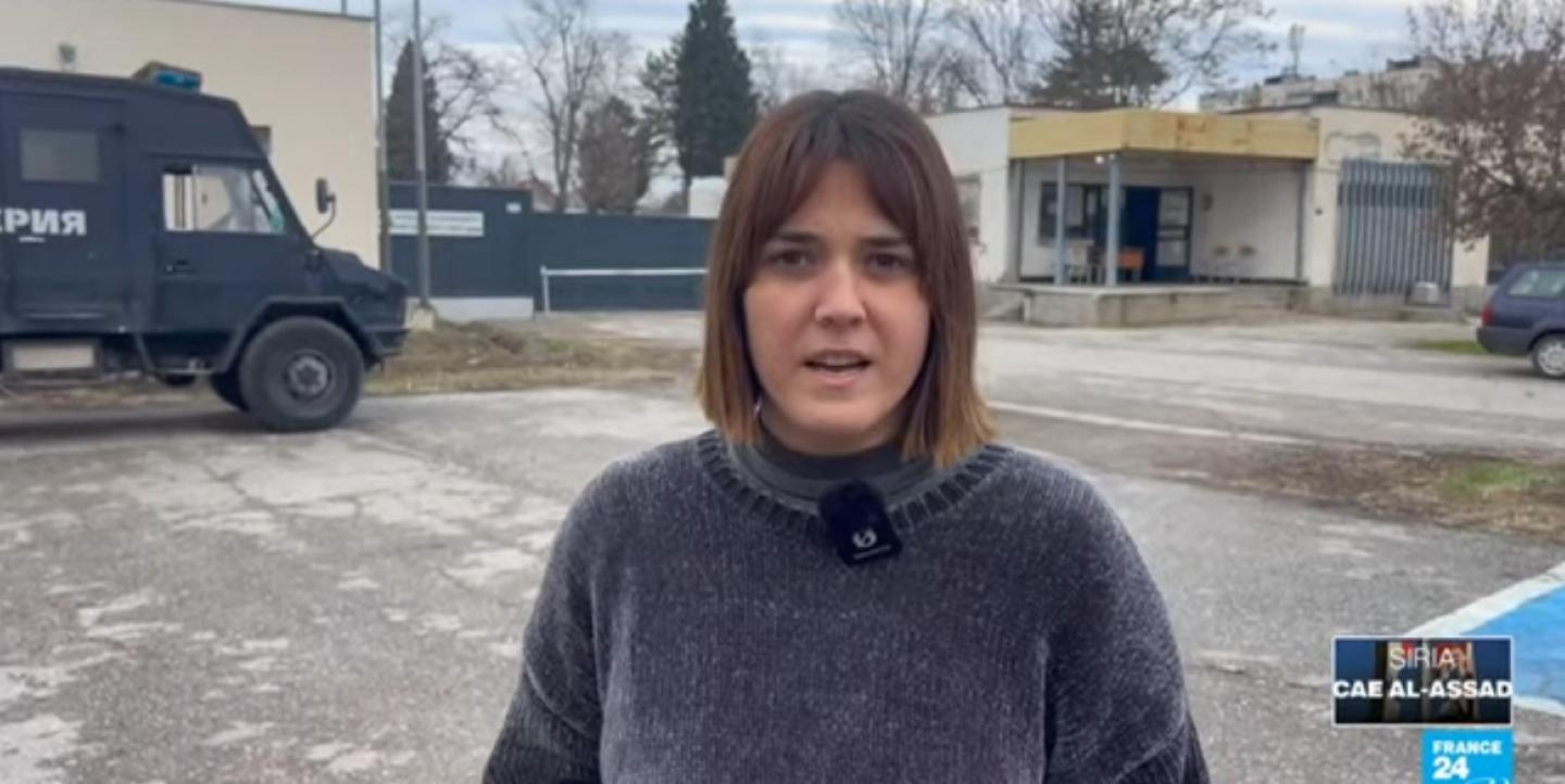 Marta en reportage sur la route des Balkans