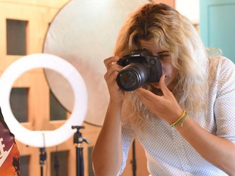 عرين أثناء التدريب