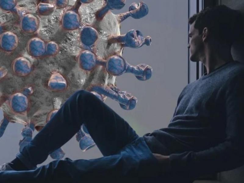 رجل وكورونا