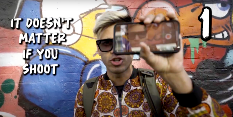 Filmer avec un smartphone