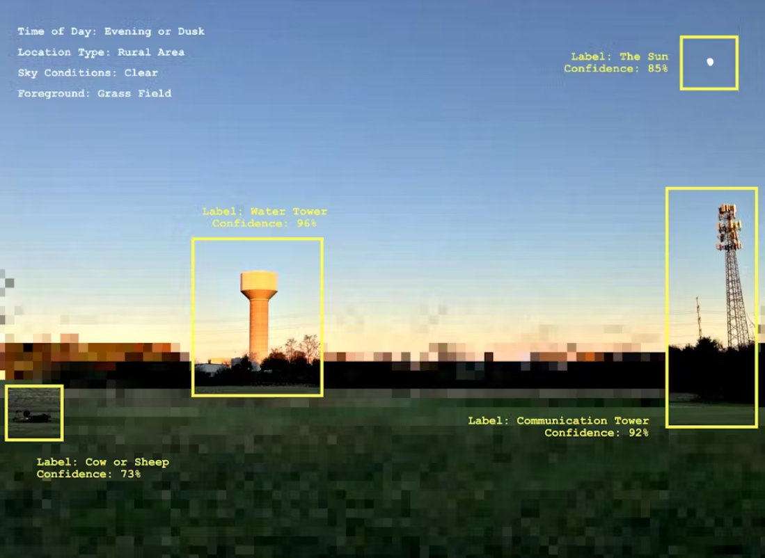 Computer software recognizing objects