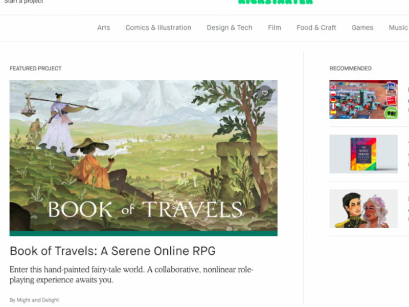 موقع kickstarter 