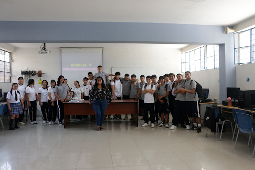 Lucero with high students
